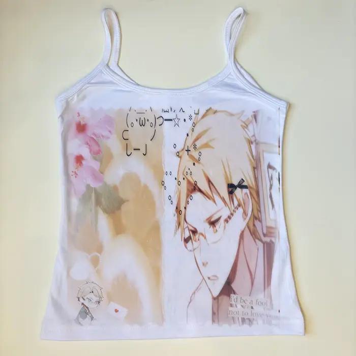 Haut court sexy pour femmes, vêtements Grunge Y2k, haut Vintage Shoujo Girl Style années 2000 avec b