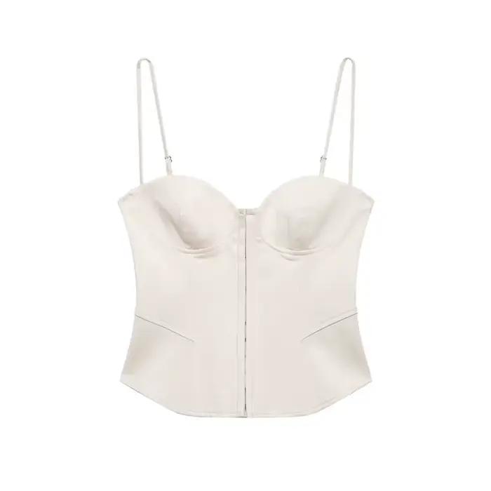 Haut Camisole Style Corset pour Femme – Nouvelle Collection Printemps-Été 2026 – Chic et Tendance po
