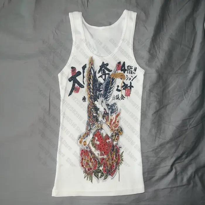 Haut court avec bretelles pour femme, vêtements vintage, esthétique Anime, Harajuku, Emo, CoAdvantag