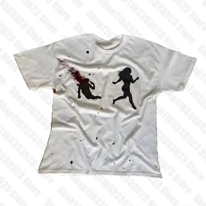 Emo girl Y2k Style gothique à manches courtes t-shirts Vintage graphique Sexy femmes t-shirts fée po