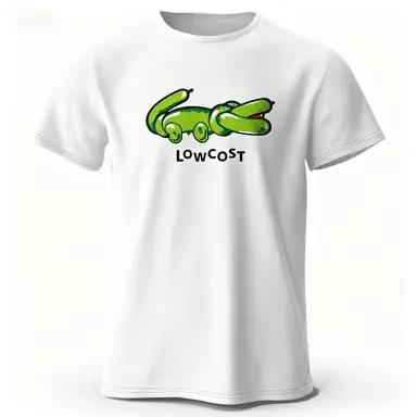 T-shirt imprimé pour homme, 100% coton, surdimensionné, avec image amusante, haut d'été, streetwear 