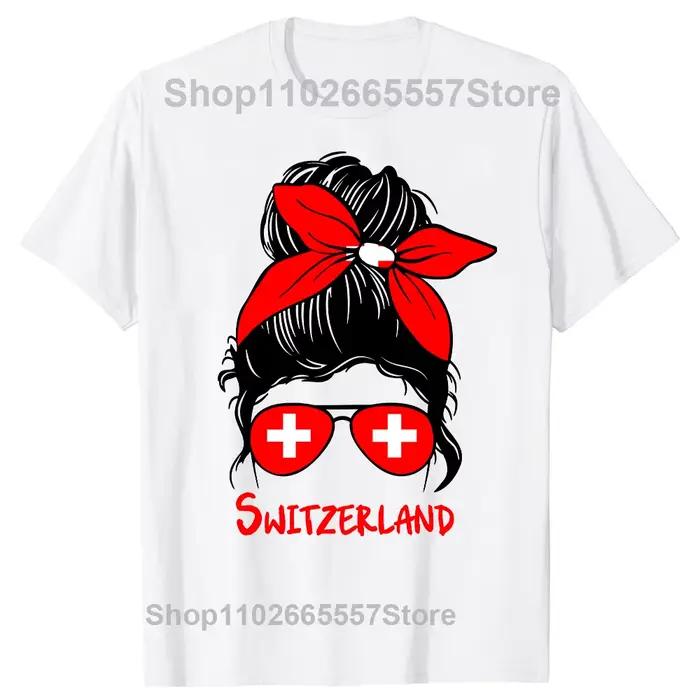 T-shirt à manches courtes et col rond, super Swiss Proud Switzerland Feel, Économie basiques décontr