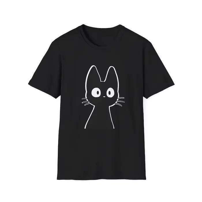T-shirt chat, t-shirts graphiques chat chat japonais Kawaii, cadeaux pour amis, livraison Kikis Jij
