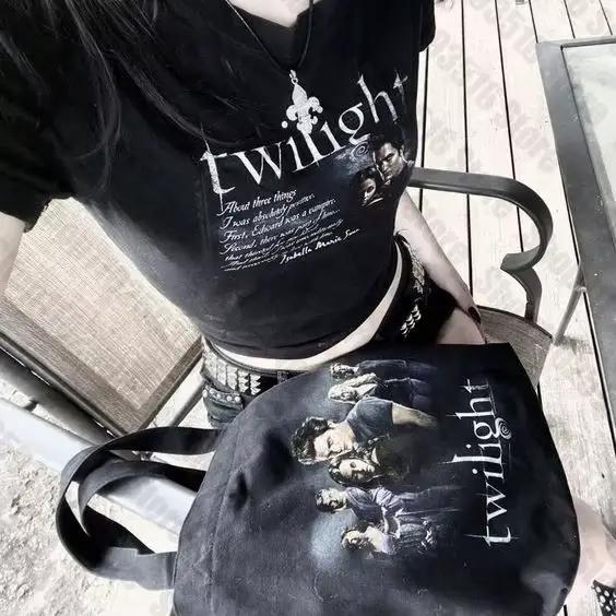 Kpop – vêtements Emo Y2k pour femmes, haut court, t-shirts graphiques, vêtements Grunge, pour bébés,