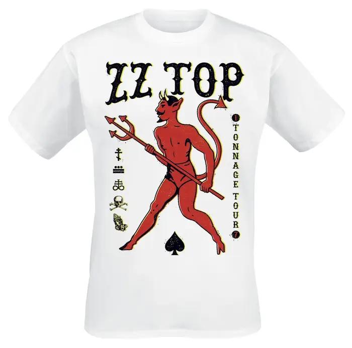 ZZ Top Tortilla Flats Tee, T-shirt classique de style rock avec motif de voiture vieilli et design T