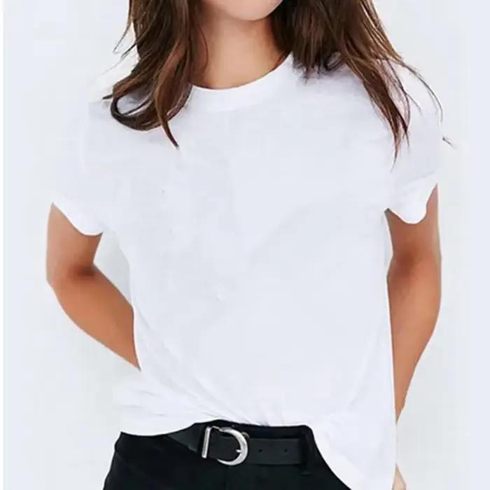 T-shirt manches courtes femme, estival et décontracté, avec 26 lettres imprimées, Harajuku, 2021