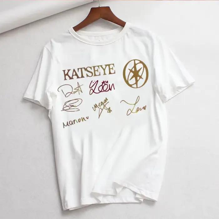 KATSEYE Gnarly femmes été à manches courtes mode impression dame T-shirts haut T-Shirt dames femmes 