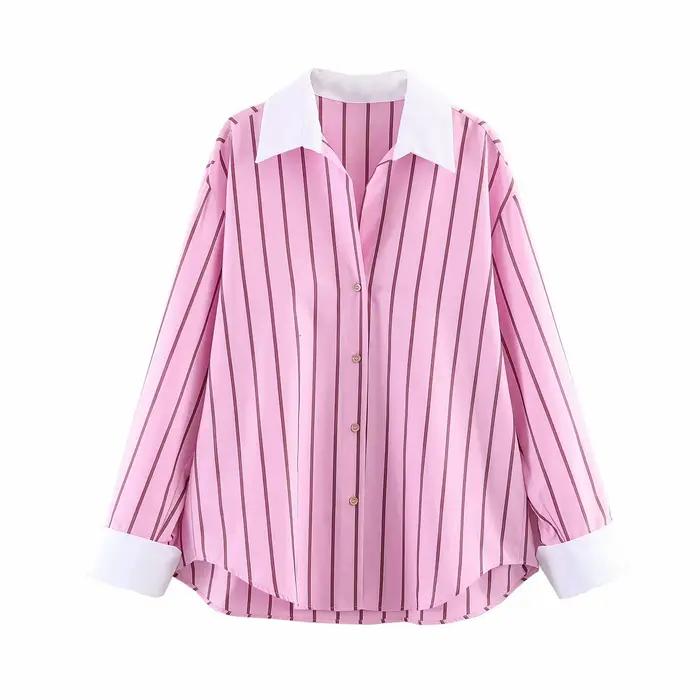 Chemisiers et hauts pour femmes, nouvelle collection printemps, mode color block, élégants, chemises