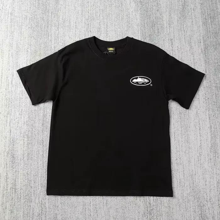 Nouveau T-shirt d'été 2026 à manches courtes imprimé bateau, col rond ample, respirant, demi-manches