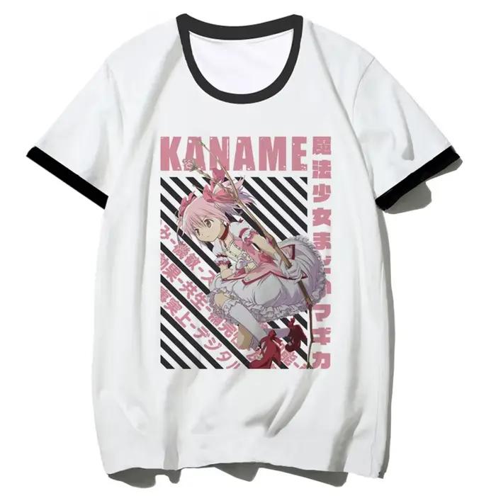 Puella Magi Madoka Magica t-shirt femmes manga graphique t-shirt femme années 2000 vêtements de rue