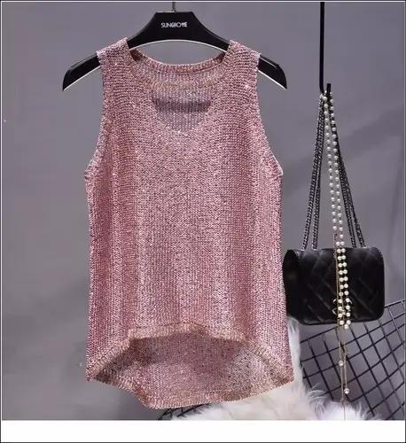 Y-Women-Haut évidé avec ceinture pour femme, haut sexy, pièce brillante, coeur découpé, mode coréenn