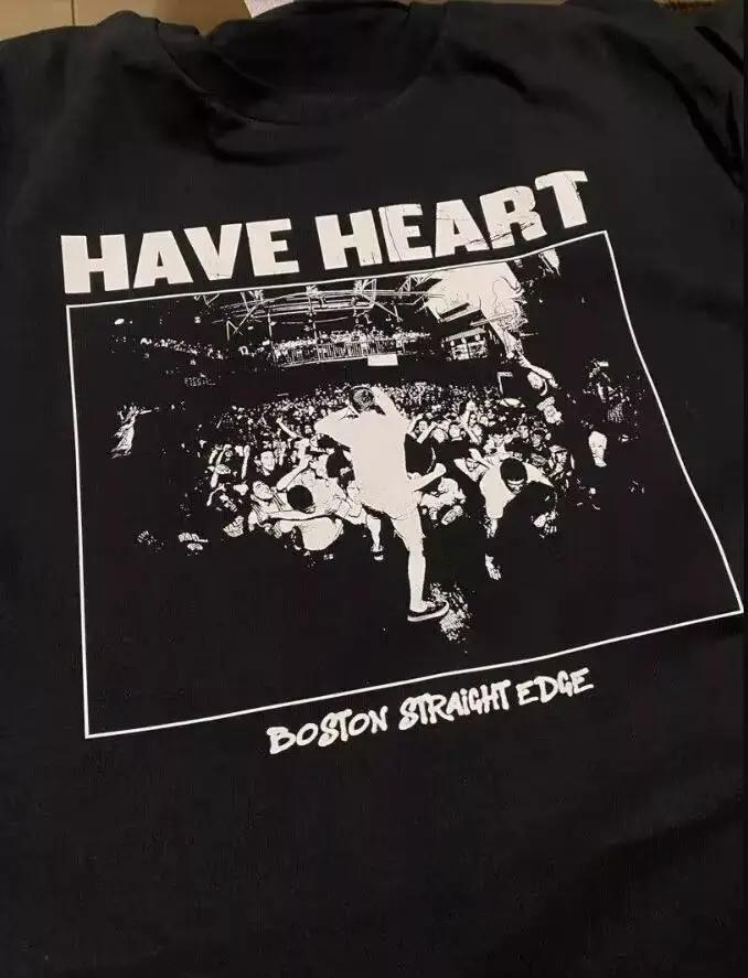 Have Heart Band Shirt, Have Heart Band T-shirt en coton noir unisexe S-5XL