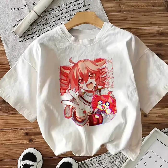 T-shirt Kasane Teto pour adolescents, streetwear des années 2000, Grunge Digital Punk, confortable, 