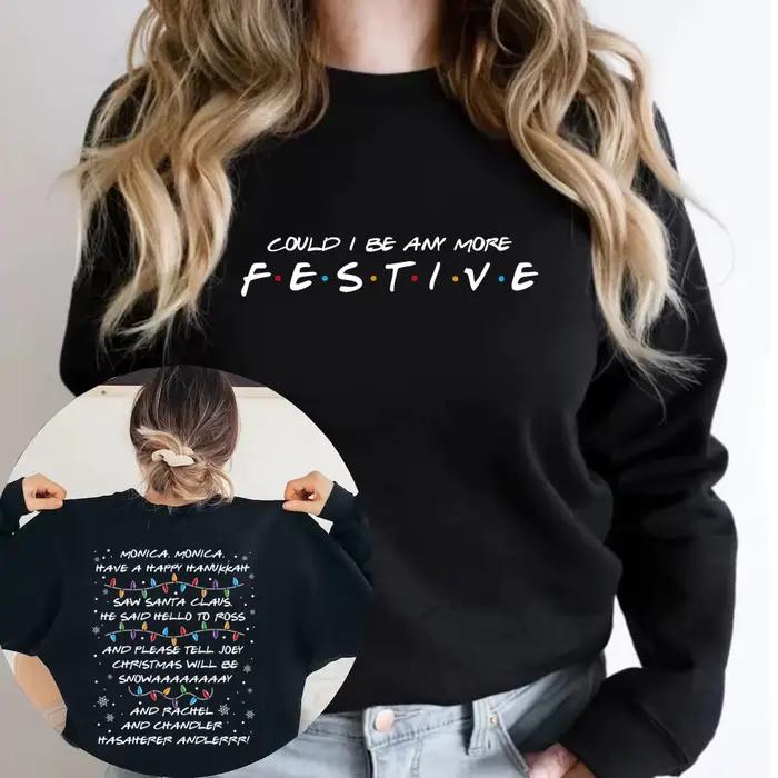 Sweat-shirt à col rond de vacances inspiré des amis pourrait être n'importe quel sweat-shirt plus fe
