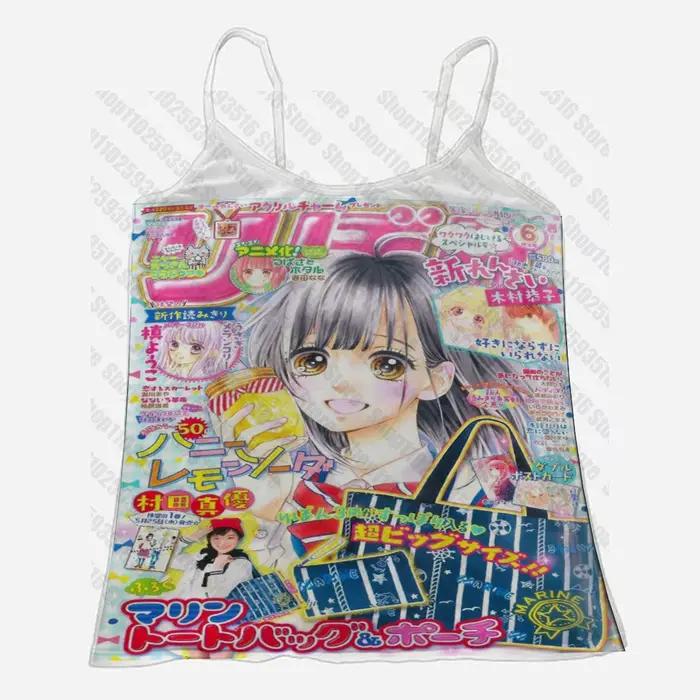Haut court femme Anime Harajuku vêtements gothiques haut pour femme vêtements femme recadrée Coquett
