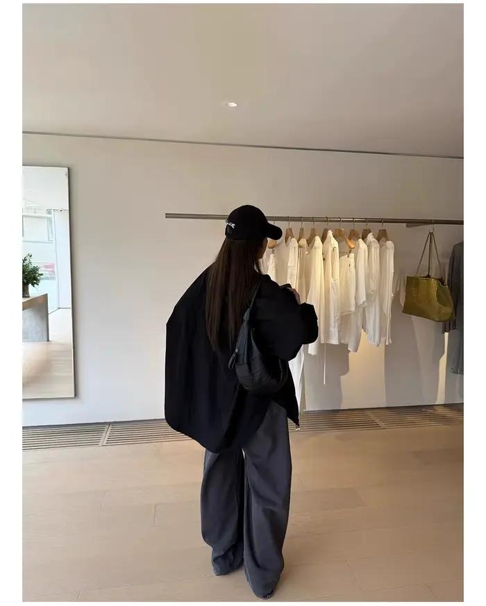 Trench-Coat Style chemise avec cordon de serrage, haut ample polyvalent avec cordon de serrage pour 