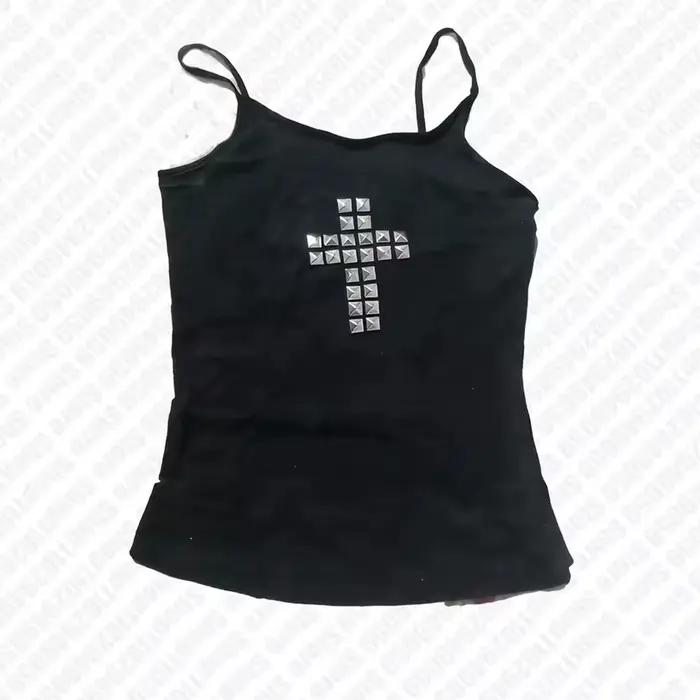 Hauts mignons, vêtements sexy pour femmes, hauts Y2k avec bretelles, haut Vintage Y2k, vêtements est