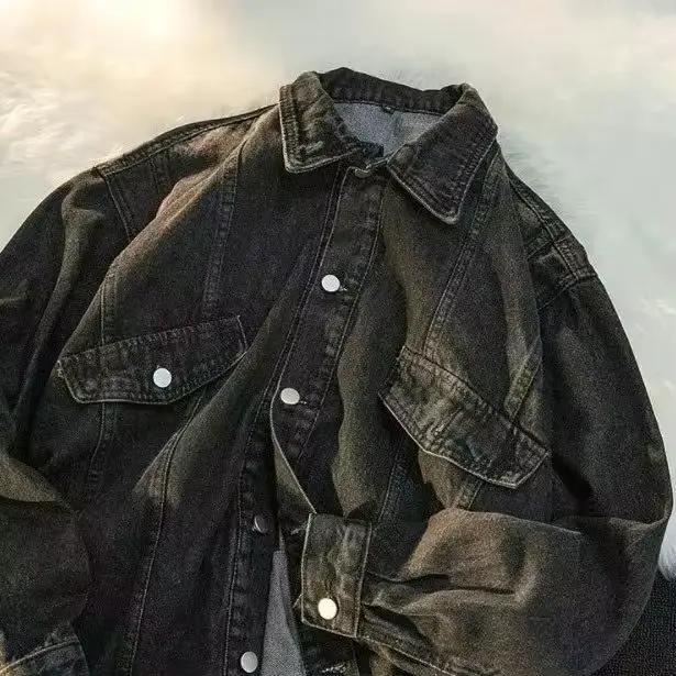 Veste en jean polyvalente pour femme, haut pour petites personnes, nouveau style paresseux, design H