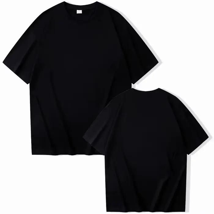 T-shirt de style classique, T-shirt oversize élégant, Blouse haut de gamme, Haut en coton à col rond