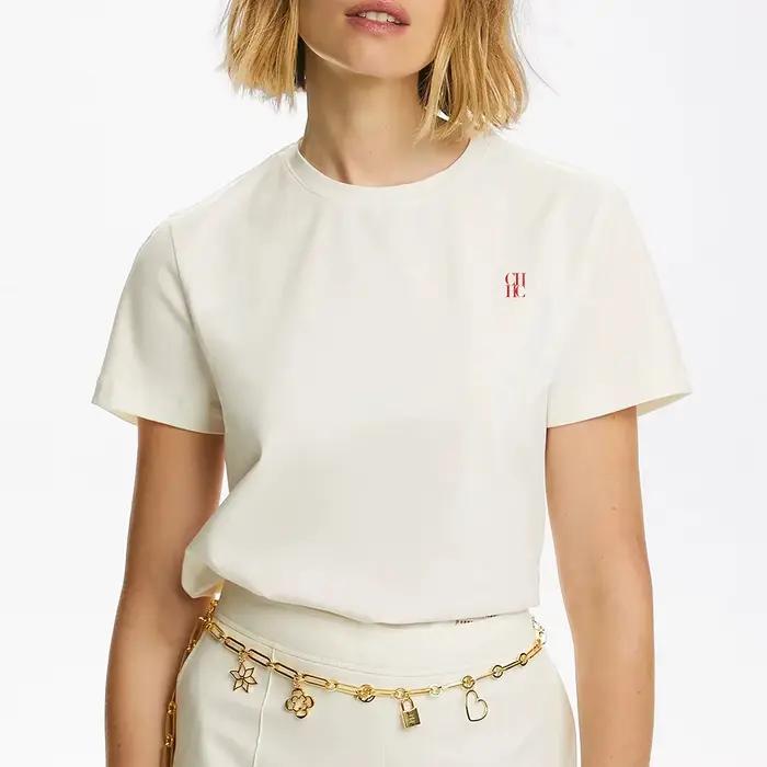 T-shirt pour femme, style décontracté
