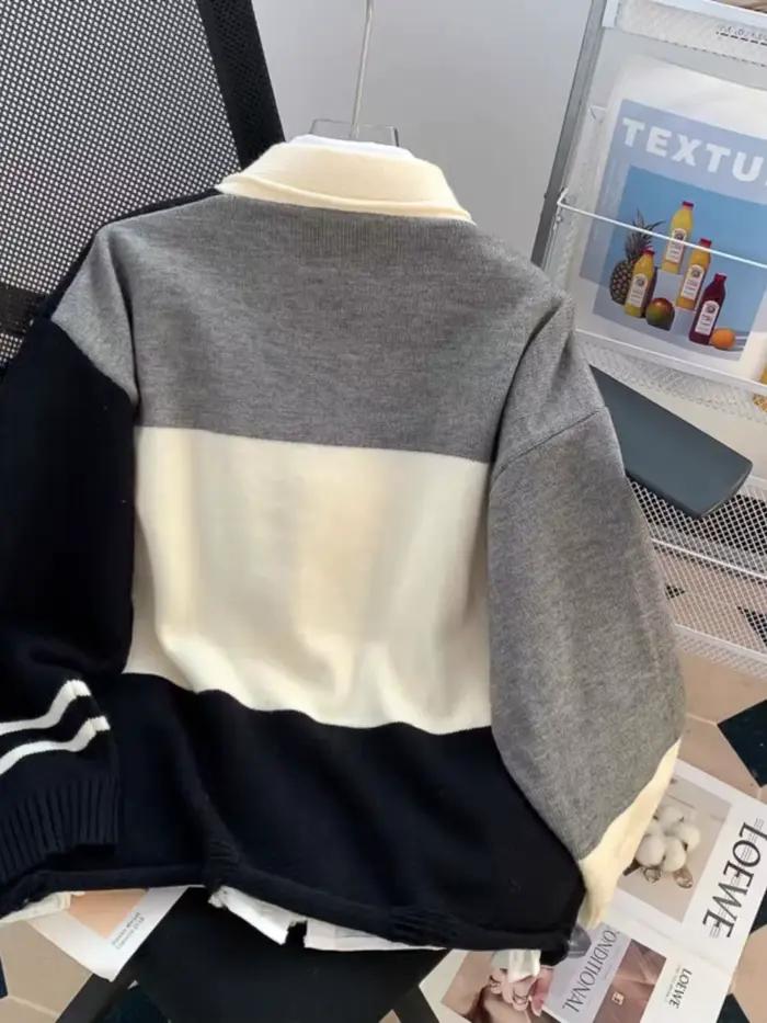 Veste pull pour femme, style paresseux, doux et collant, haut cardigan
