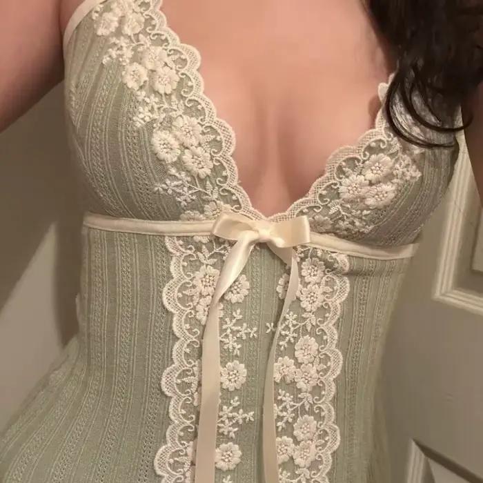 Débardeur féerique coquette Y2K pour femme