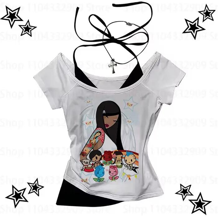 T-shirts Emo pour filles