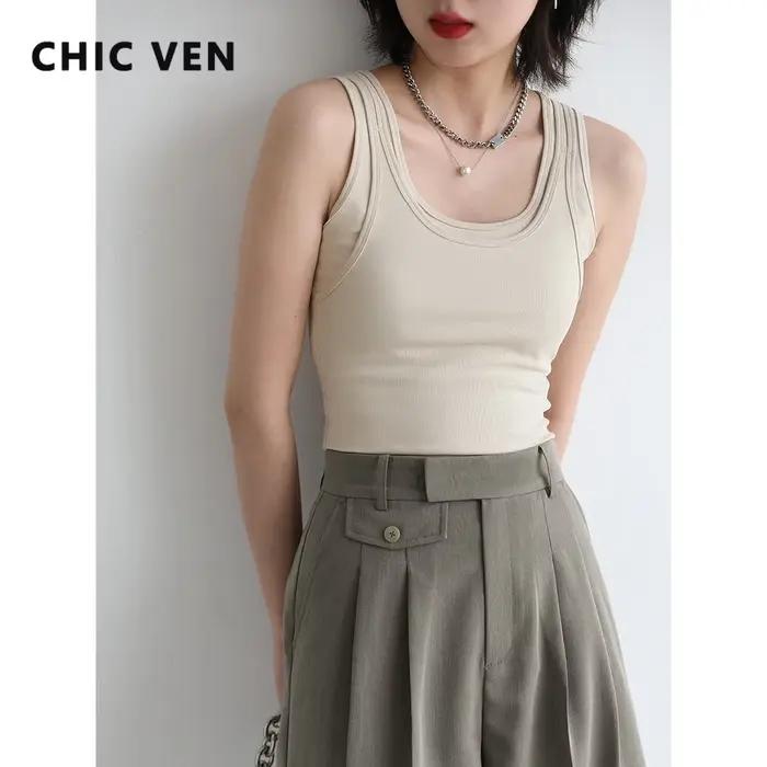 Débardeur chic et élégant pour femme, hauts en coton et élasthanne, solides et décontractés, pour automne et hiver, occasions spéciales et quotidiennes