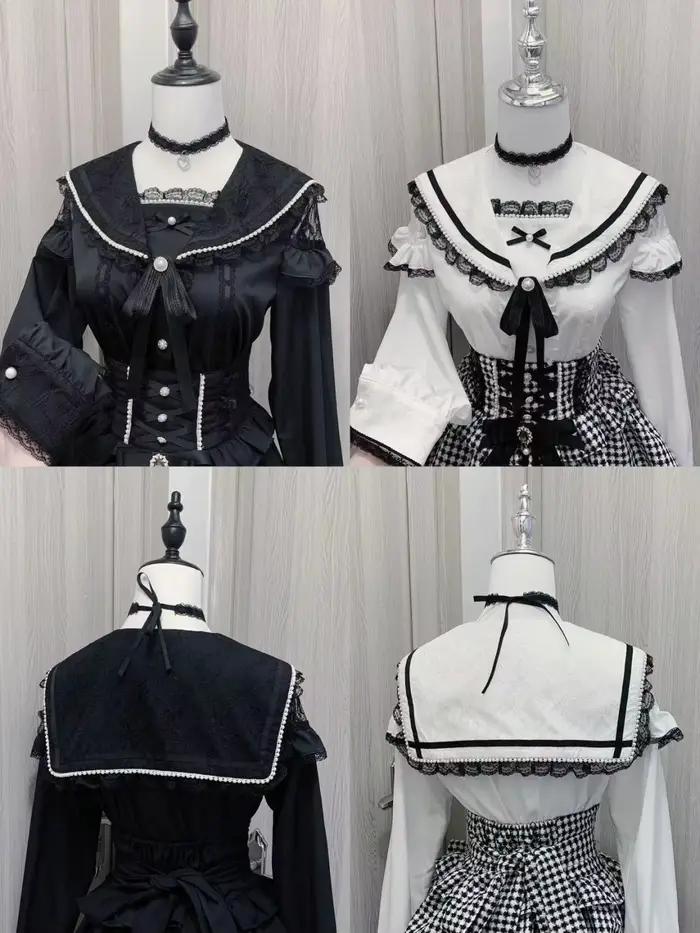 Chemisier Lolita japonais Kawaii pour femmes