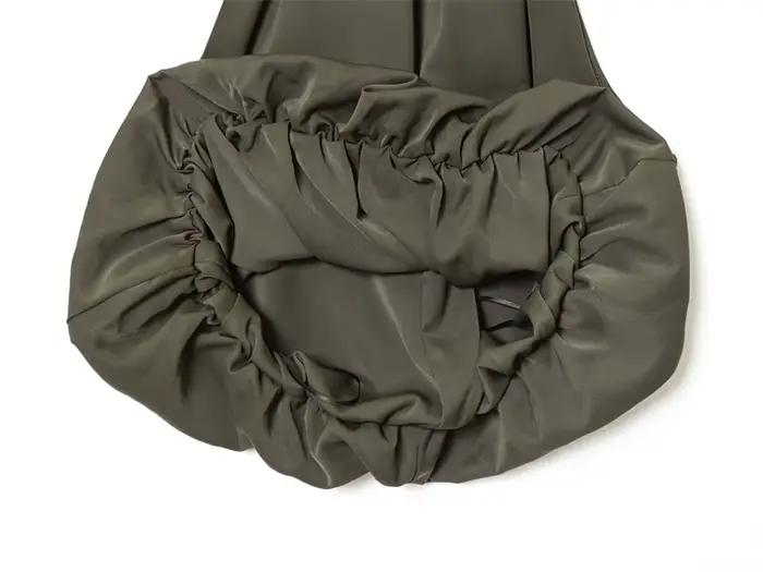 Haut licou à nœud en polyester pour femmes style high street occassions spéciales et vacances