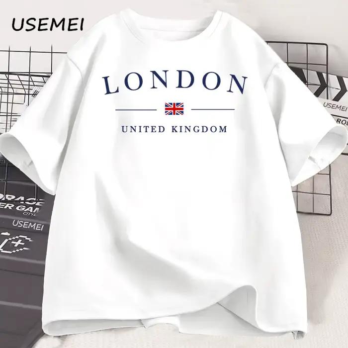T-shirt homme et femme à manches courtes en coton fin avec motif animal de compagnie pour les quatre saisons occasions quotidiennes