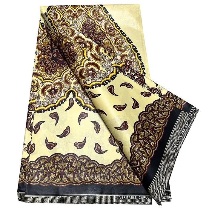Tissu africain en cire batik pour robe de soirée