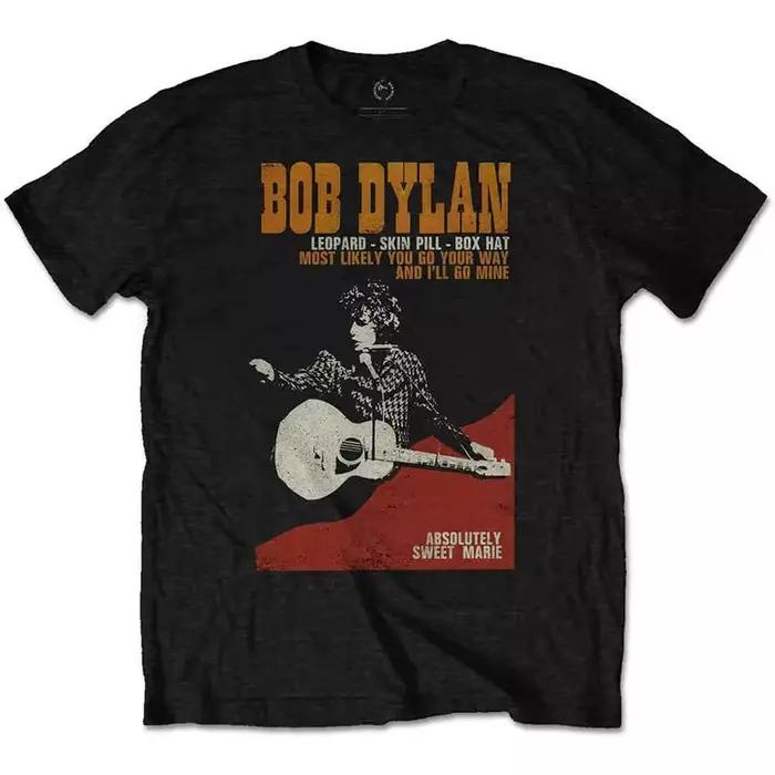 T-shirt Bob Dylan en coton ample et décontracté pour homme et femme, style vintage, idéal pour toutes les saisons, occase et sortie décontractée