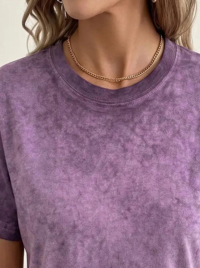 T-shirt pour femme dégradé violet