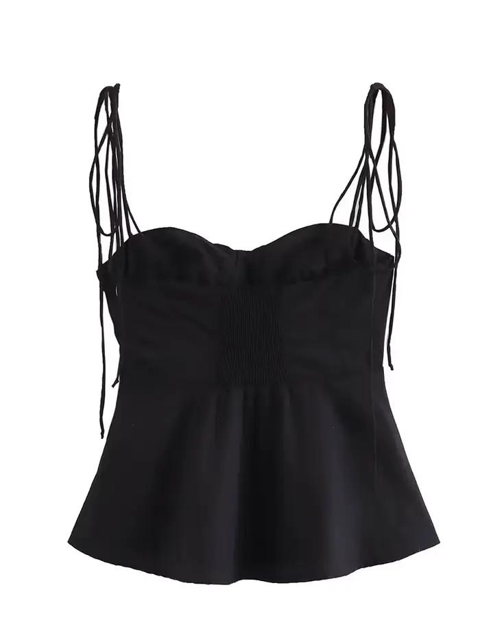 Hauts bustier asymétriques pour femmes