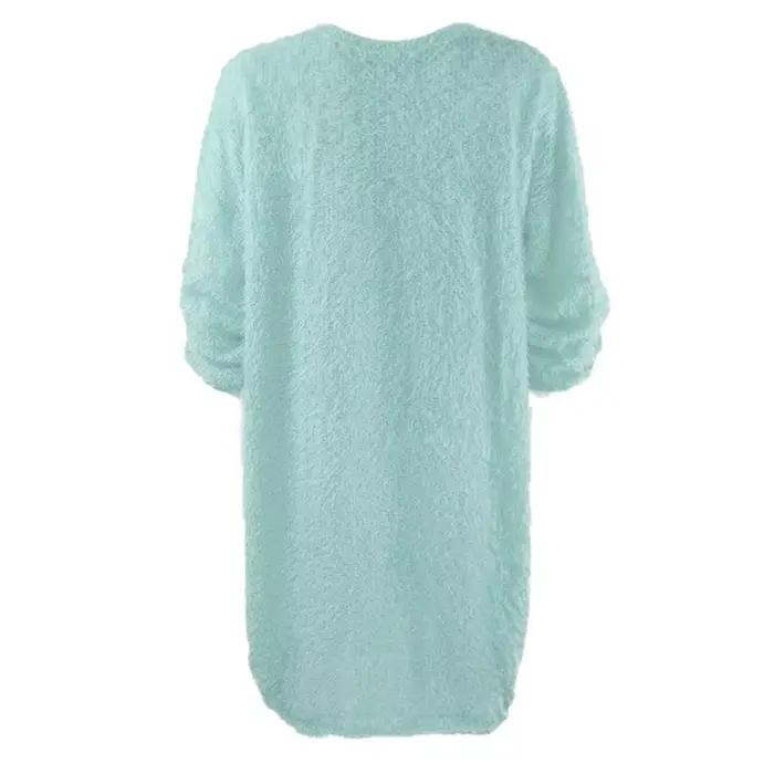 Robe pull femme hiver col rond polyester ample décontractée pour femmes junior occasions spéciales et quotidiennes