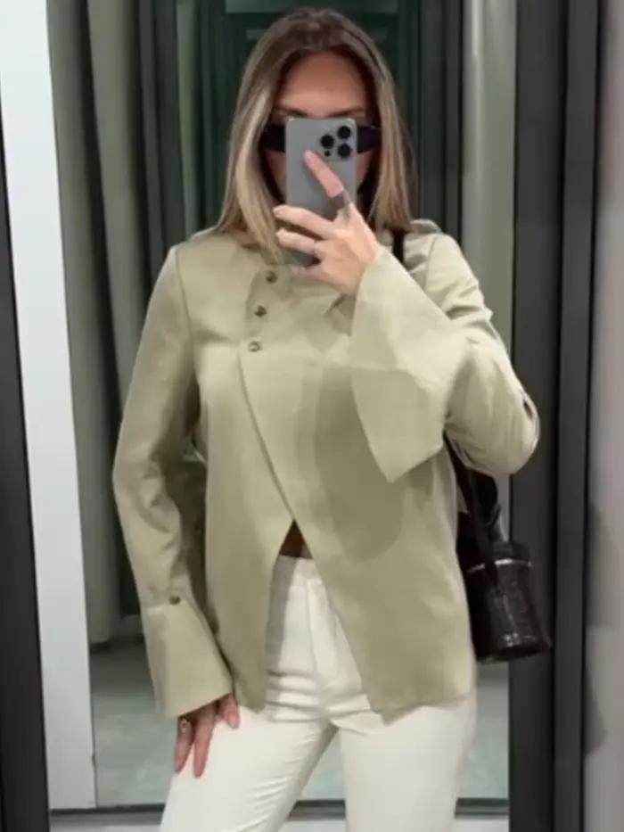 HH Femme Veste de printemps style urbain