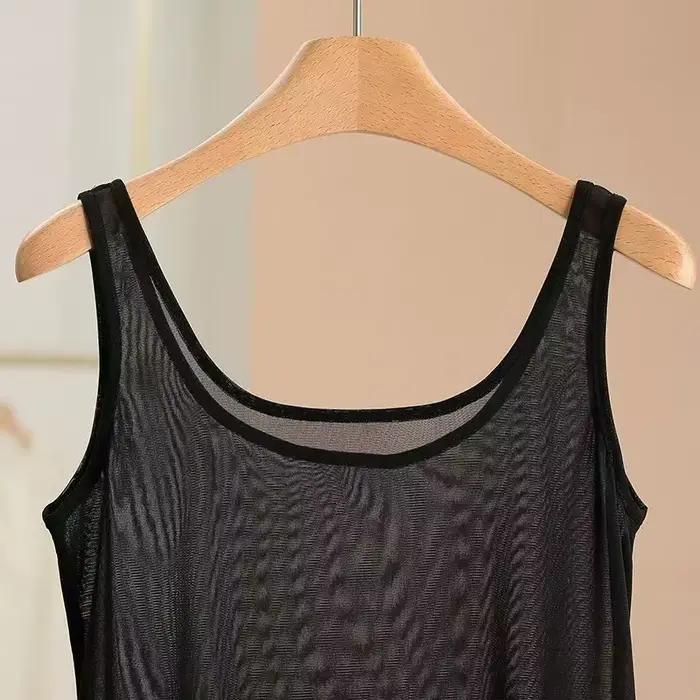 Polyester Décontracté Haut Sans Manches pour Femmes Occasions Estivales Plage et Loisirs