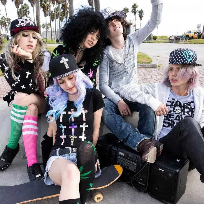 Emo 90s Vintage vêtements pour femmes Trashy Y2k 2000s hauts femme T-shirts Anime fille