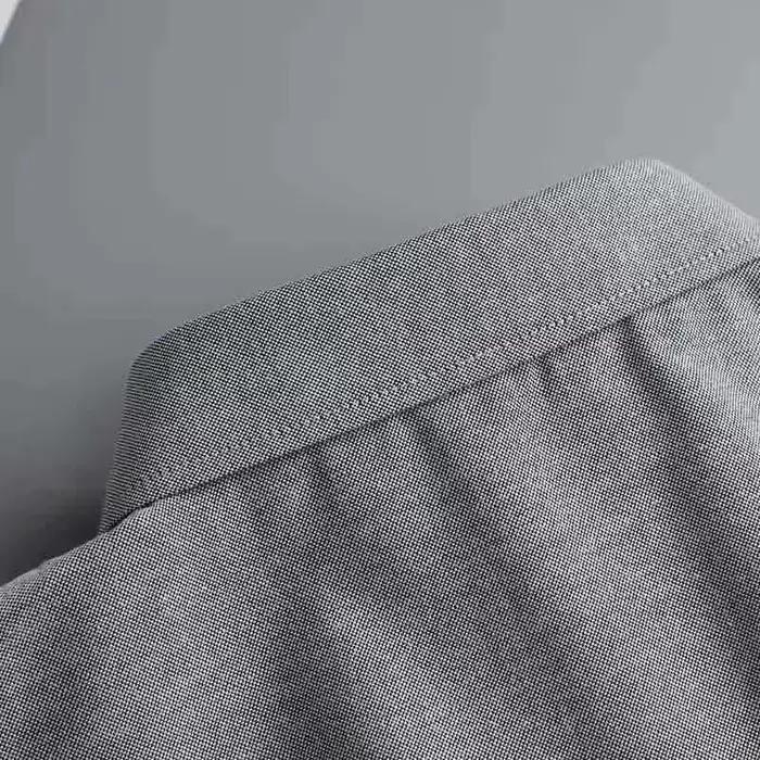 Chemisier à Faux Col Gris pour Adulte
