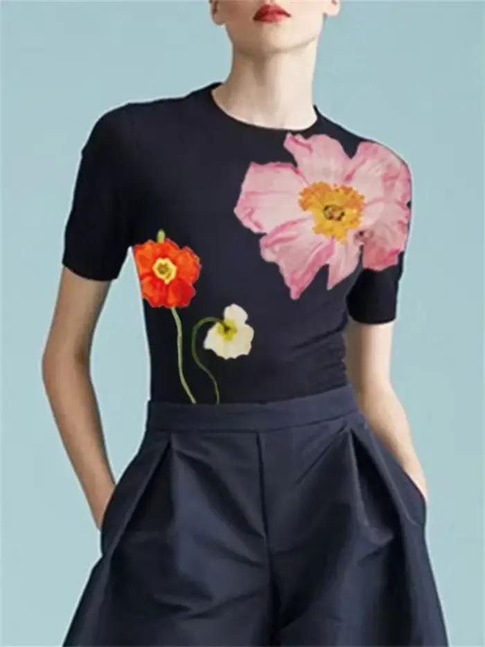 Yeezzi-Économie College floraux pour femmes