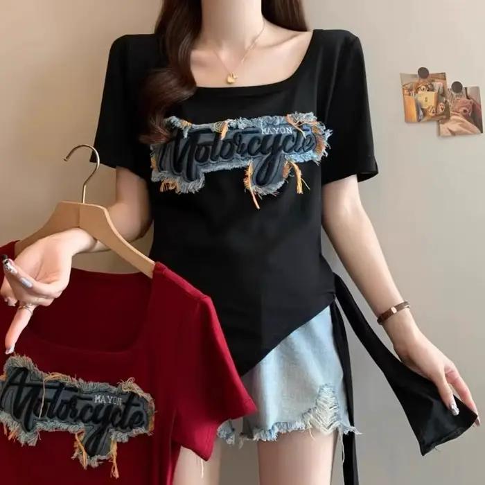 T-shirts d'été tendance à manches courtes
