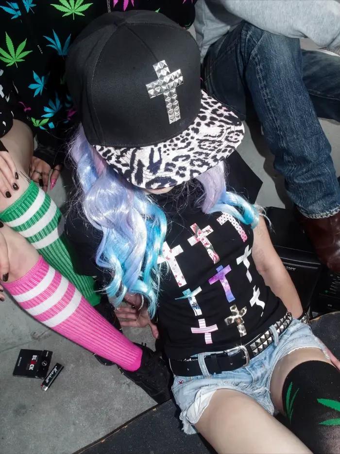 Emo 90s Vintage vêtements pour femmes Trashy Y2k 2000s hauts femme T-shirts Anime fille