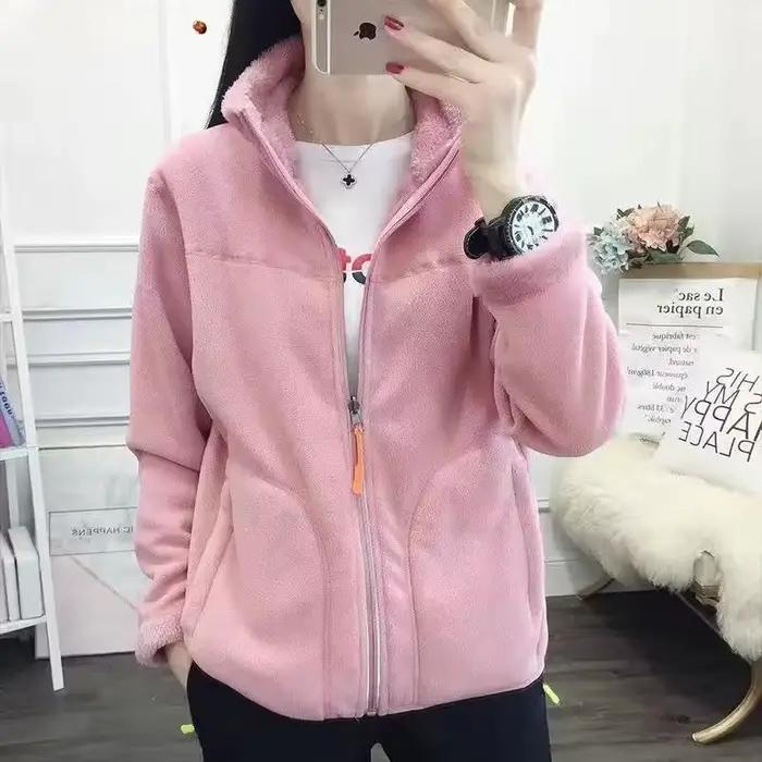 Sweat-shirts à capuche en polaire pour femmes