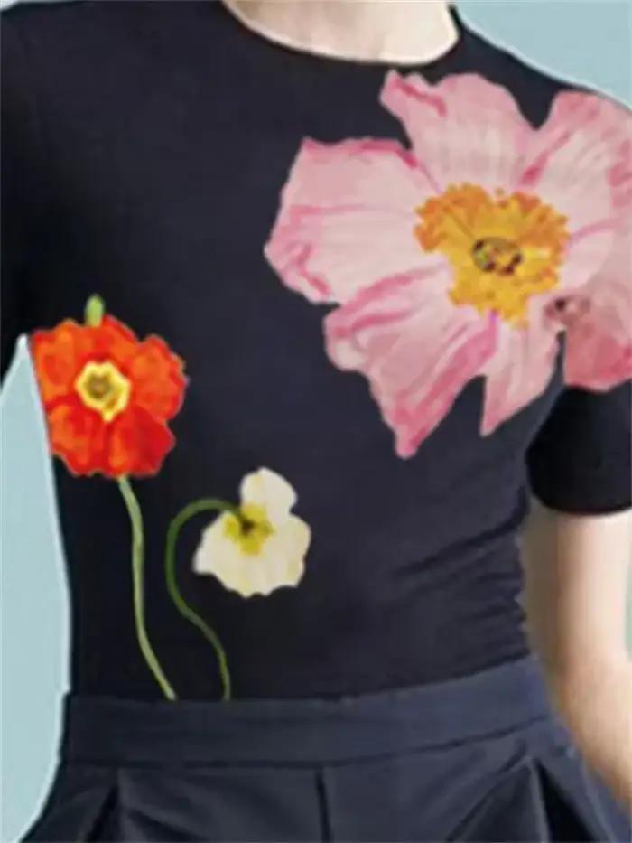 Yeezzi-Économie College floraux pour femmes
