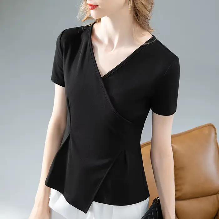 T-shirt à manches courtes pour femmes