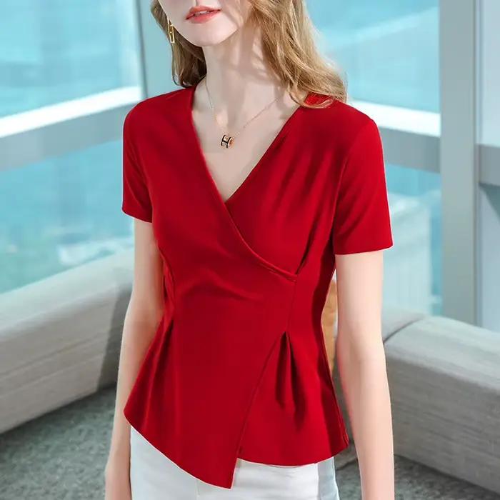 T-shirt à manches courtes pour femmes