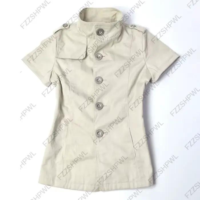 T-shirt punk y2k court solide vintage harajuku bouton bébé streetwear rock goth hip hop pour femme occassions spéciales