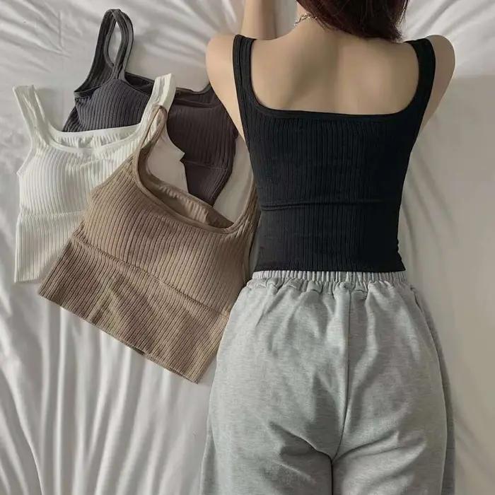 Haut décontracté COZOK en polyester pour femmes, décontracté et respirant, couleur unie, haut basique, streetwear, occassions spéciales