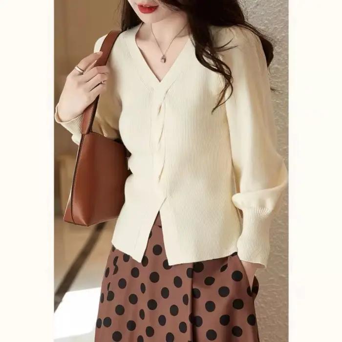 Pull en maille pour femme